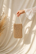 Pearl Handle Crochet Bag